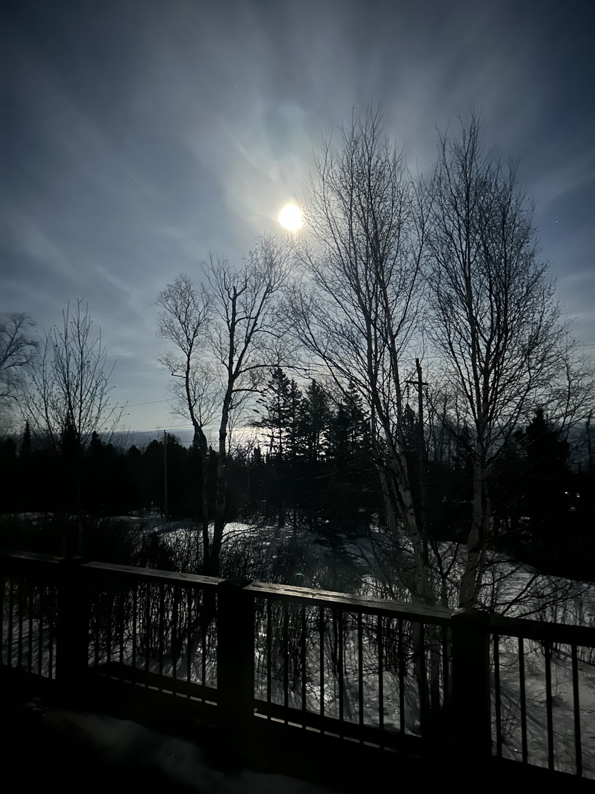Lake Superior view from the lodge